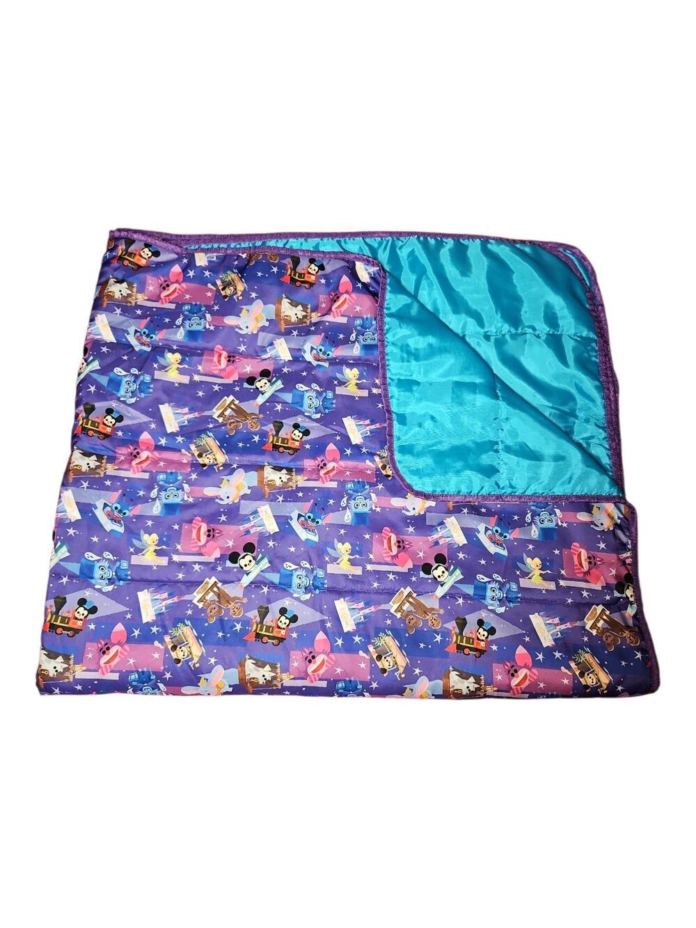 Disney Parks Joey Chou Mickey Attractions Castle Dumbo Stitch Picnic Blanket